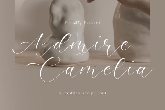 Admire Camelia: A Feminine Script Font for Crafters and Sellers