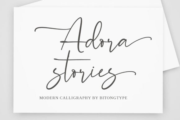 Adora Stories Font: A Simple Way to Elevate Your Brand