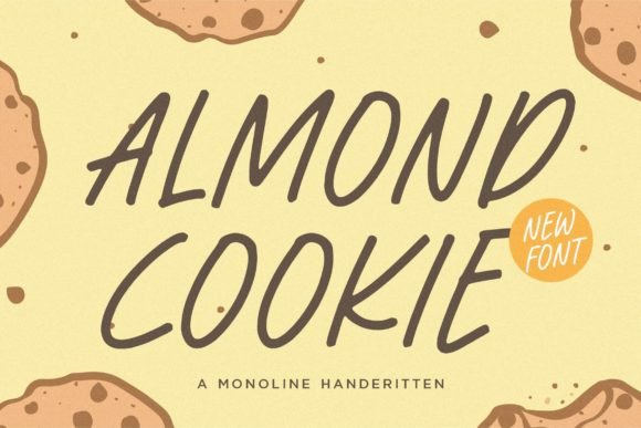 Almond Cookie Font: A Handwritten Typeface for Business Branding