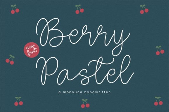 Berry Pastel: A Handwritten Typeface for Thoughtful Editorial Design