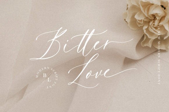 Bitter Love Font: Elevating Brand Visuals with Modern Script