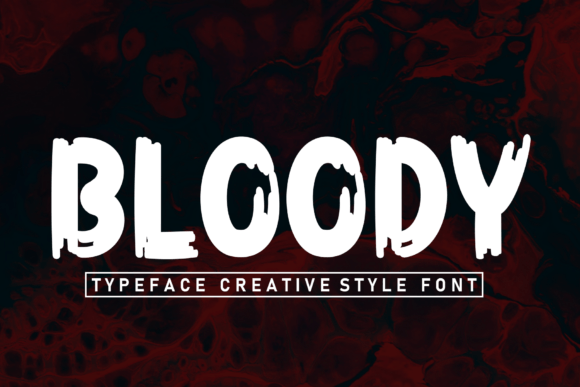 Bloody Font: A Bold Choice for Macabre Typography