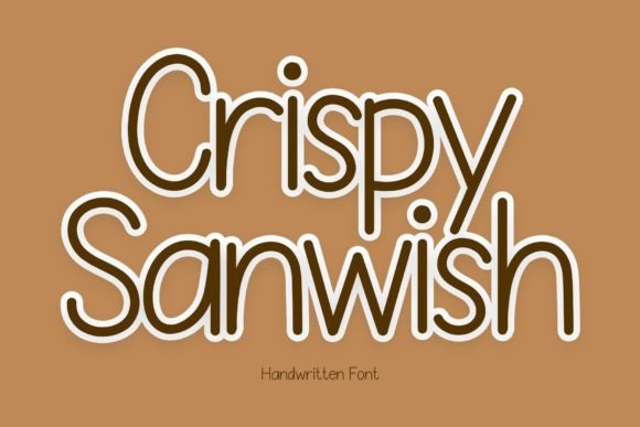 Crispy Sanwish: A Handwritten Font for Modern Web Design