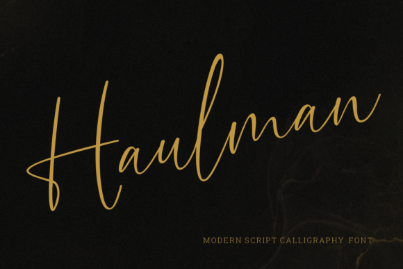Elevate Your Editorial Design with the Haulman Script Font