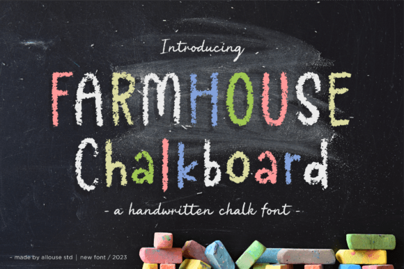 Farmhouse Chalkboard: A Typeface That Elevates Your Campaign's Charm