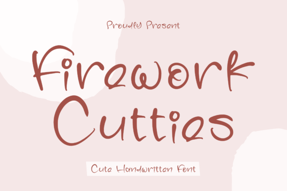 Firework Cutties: A Premium Handwritten Font for Polished Branding