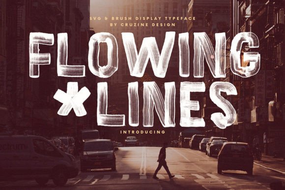 Flowing Lines: A Bold Handwritten Typeface for Modern Web Design