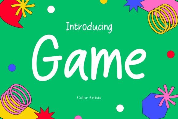 Game Font: A Bold Typeface for Business Branding