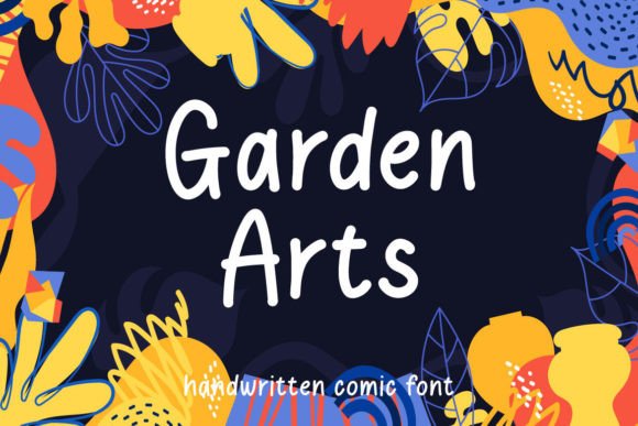 Garden Arts: A Handwritten Font for Modern Web Design