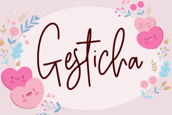 Gesticha Font: A Quirky Touch for Polished Branding