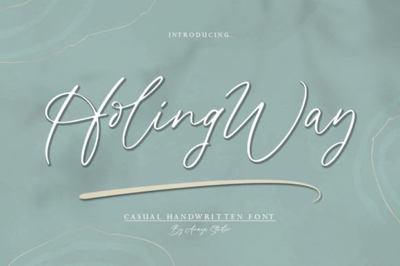 Holingway Font: A Modern Script for Authentic Branding