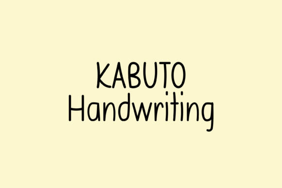 Kabuto Font: A Handwritten Typeface That Makes Your Brand Shine