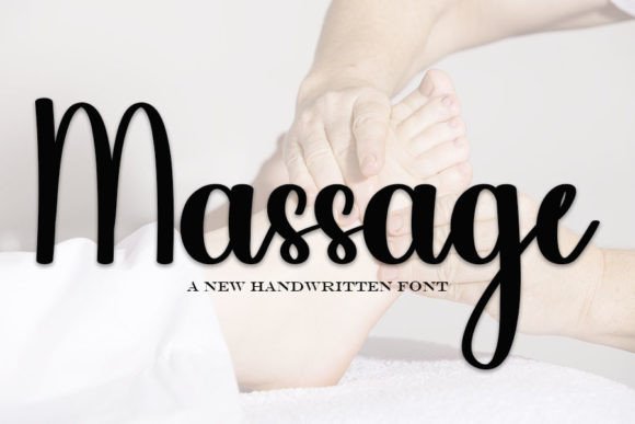 Massage Font for Bold Campaigns