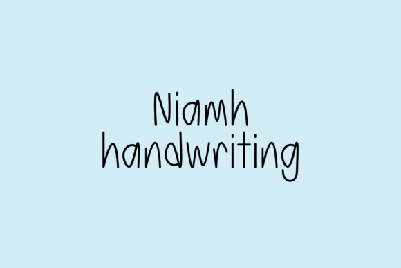 Niamh Font: A Handwritten Typeface for Modern Web Design