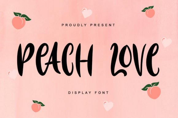 Peach Love: A Handwritten Font That Brings Personality to Your Crafts