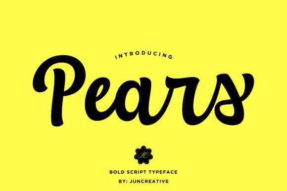Pears Font: Elegant Script for Web Design