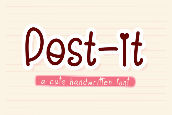Post-it Font: A Charming Typeface for Memorable Branding