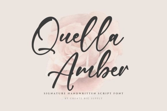 Quella Amber Font Review: Elegance in Every Curve