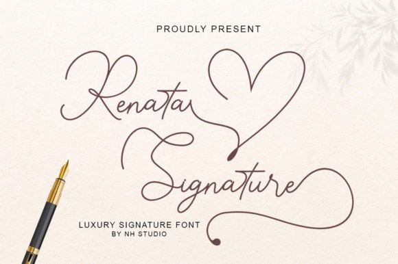 Renata Signature: A Premium Script Font for Campaign Design