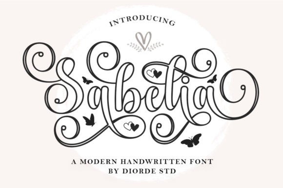 Sabelia Outline: A Handwritten Font for Professional Branding