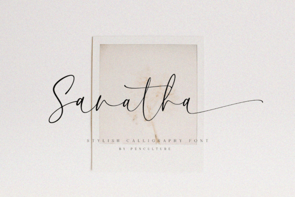 Sanatha: A Beautiful Script Font for Editorial Design