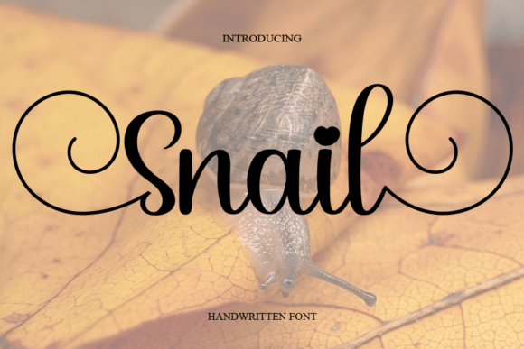 Snail Font: A Handwritten Typeface for Real Business Impact