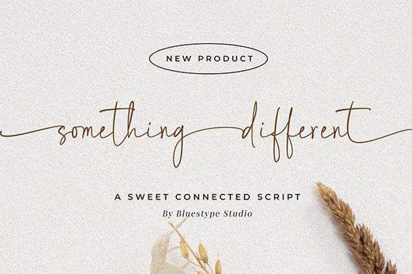 Something Different: A Handwritten Typeface for Memorable Branding