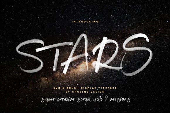 Stars Font: A Bold Handwritten Typeface for Modern Web Design