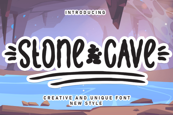 Stone Cave Font: A Rugged Typeface for Handmade and Creative Projects