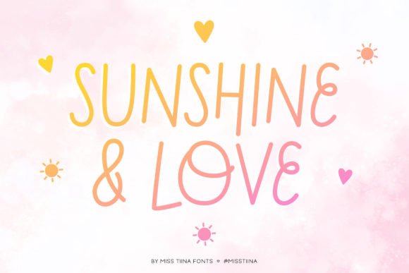 Sunshine and Love Font: A Brighter Brand Identity for Small Businesses