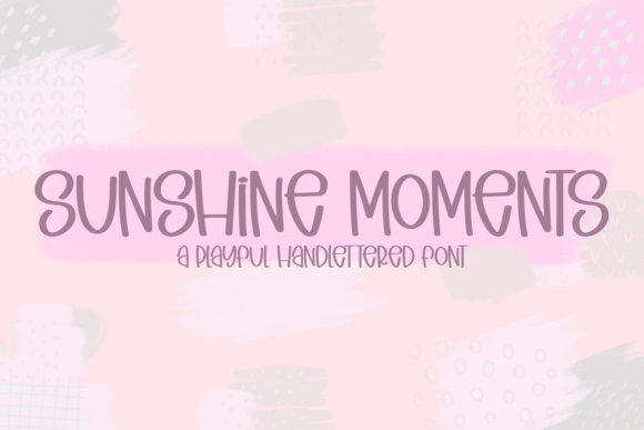 Sunshine Moments: A Quirky Font for Editorial Design