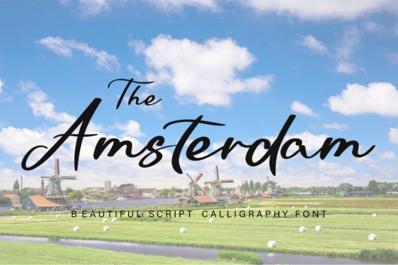 The Amsterdam Font: A Handwritten Typeface That Elevates Campaign Design