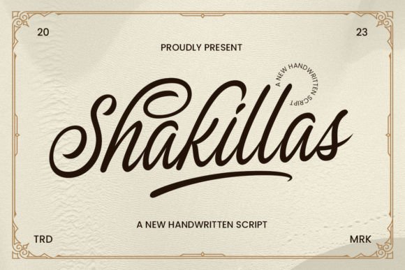 The Shakillas Font: Effortless Elegance for Creative Branding Projects
