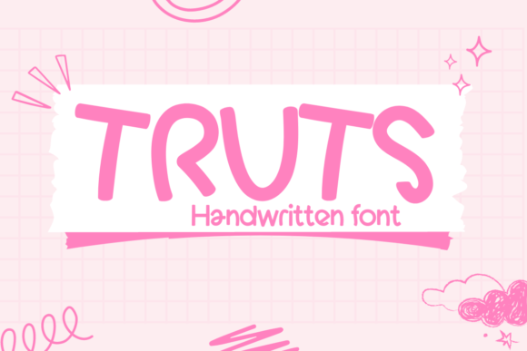 Truts Font: A Handwritten Typeface for Editorial Elegance